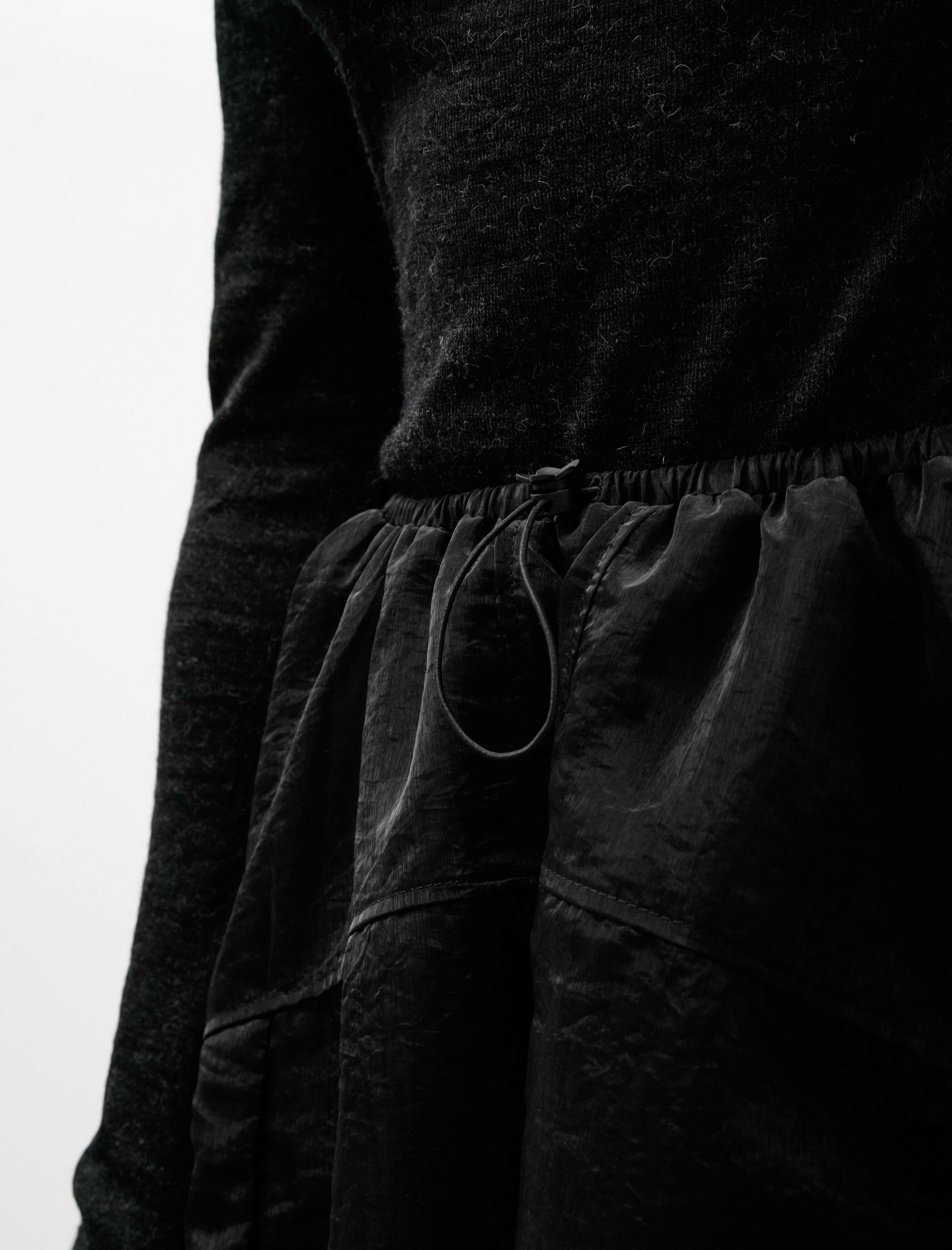 Cecilie Bahnsen Fosia Skirt Liquid Myrtia Black