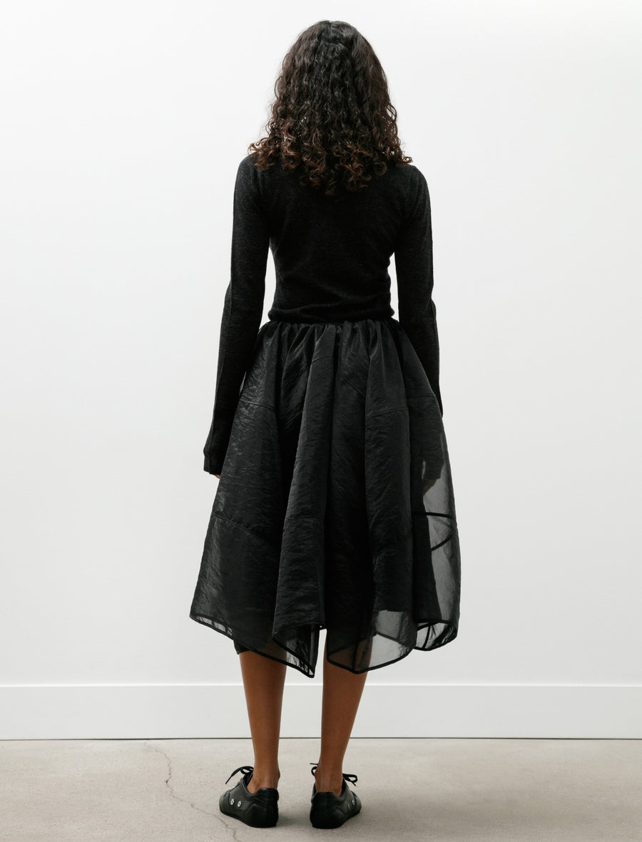 Fosia Skirt Liquid Myrtia Black - Image 2