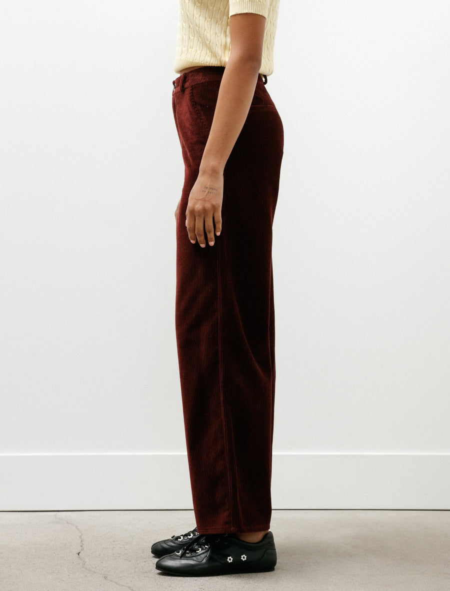 Nijn Pants Burgundy Cord - Image 5