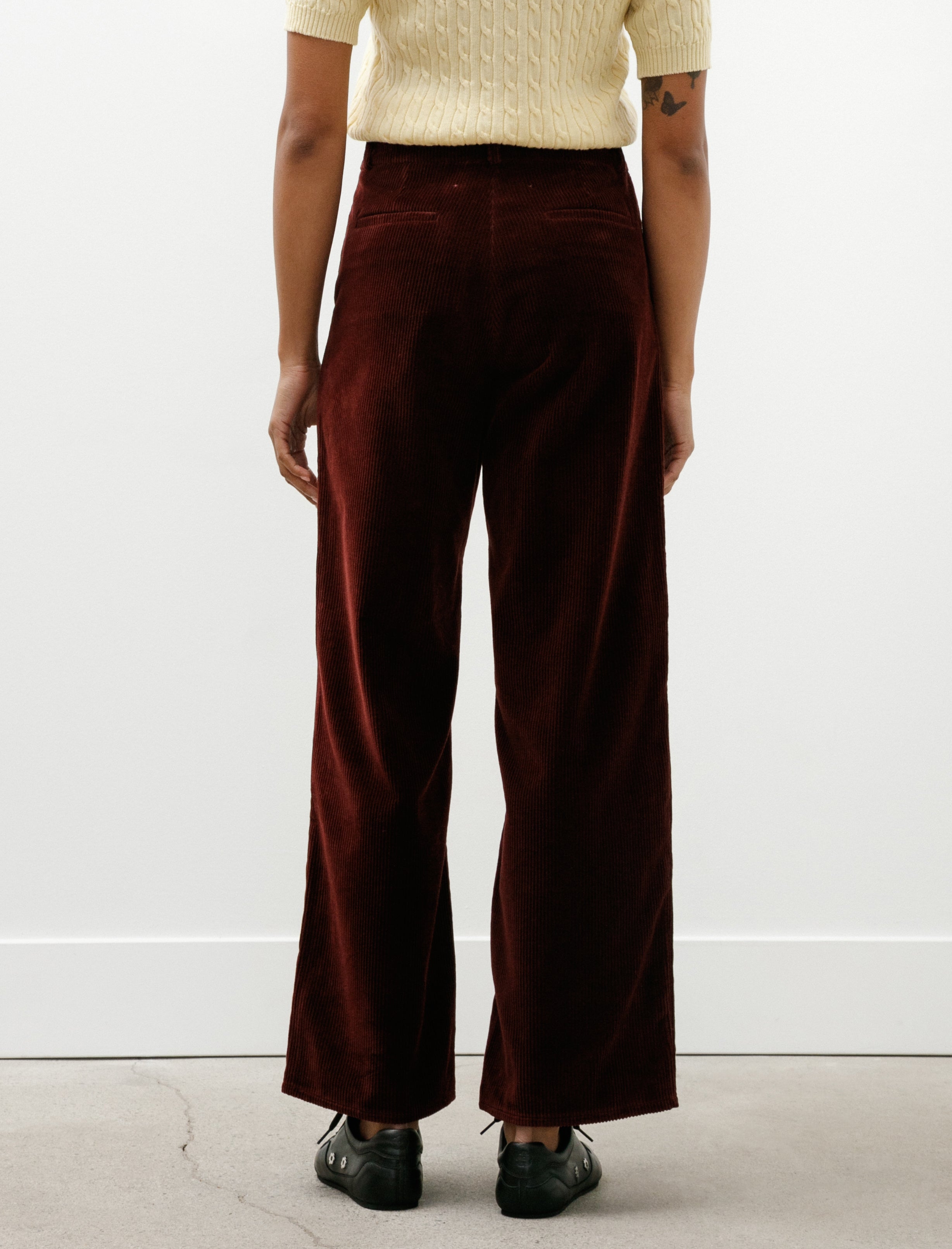 Eleph Nijn Pants Burgundy Cord