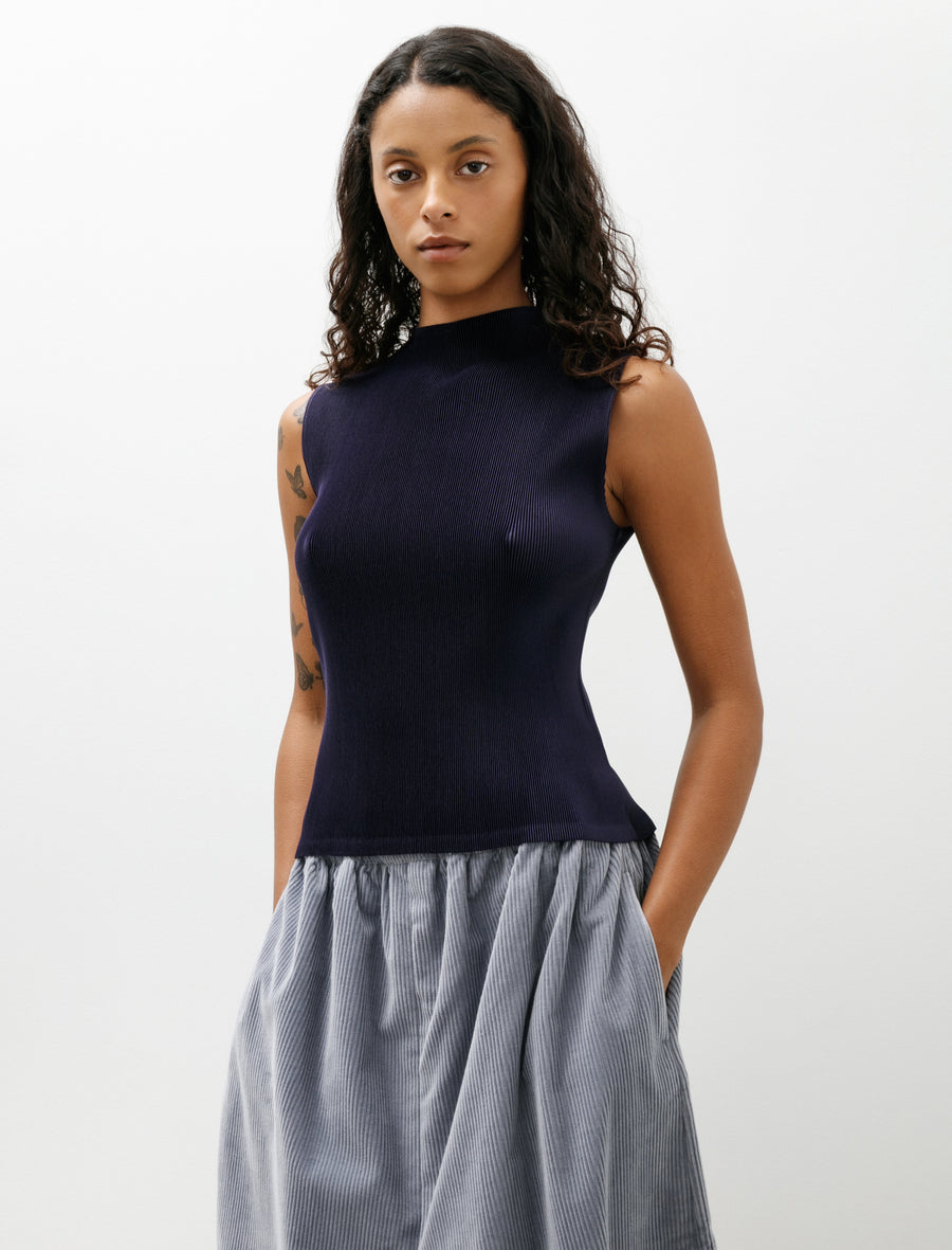 Mist Sleeveless Top Navy - Image 1