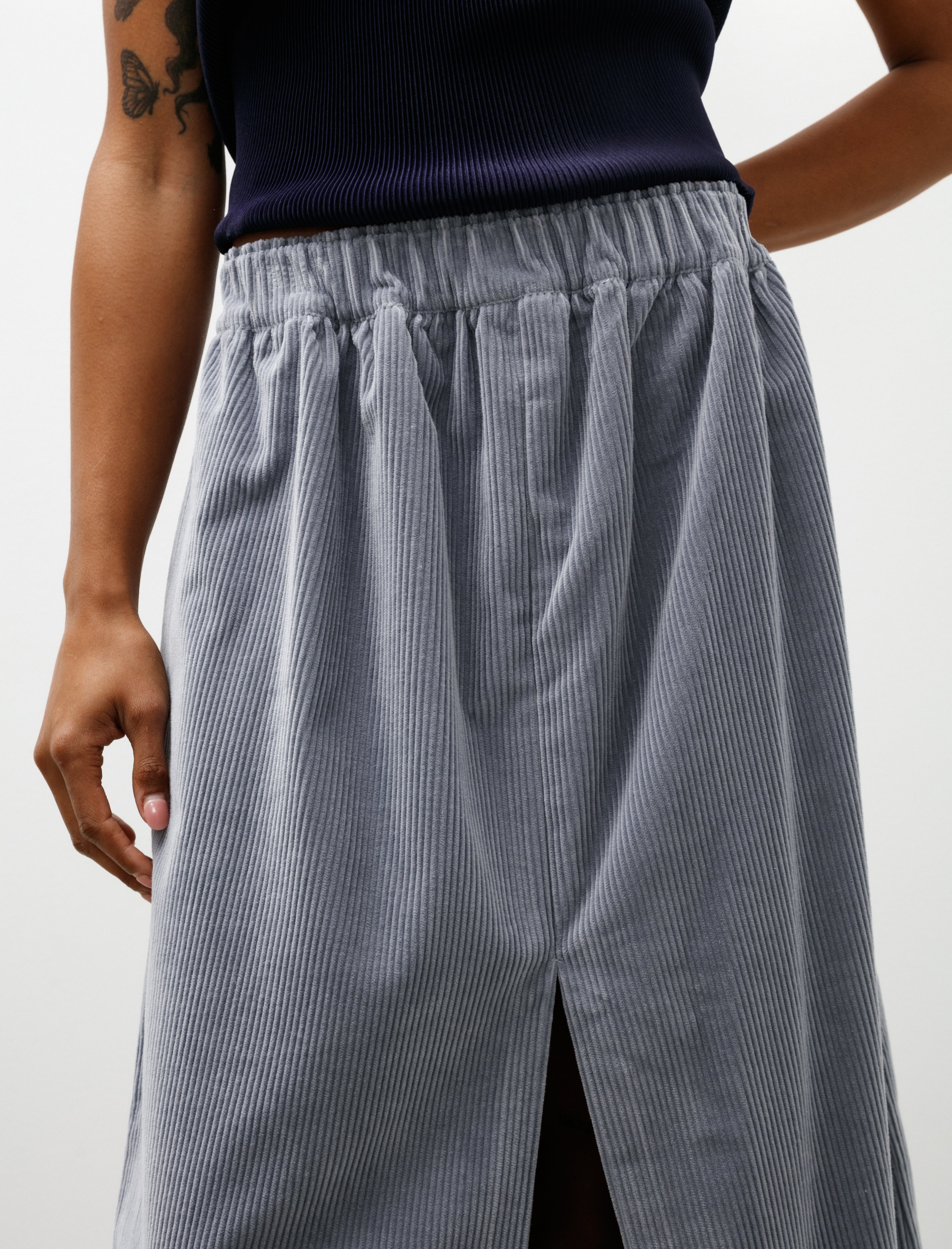 Eleph Lucia Skirt Light Blue Cord