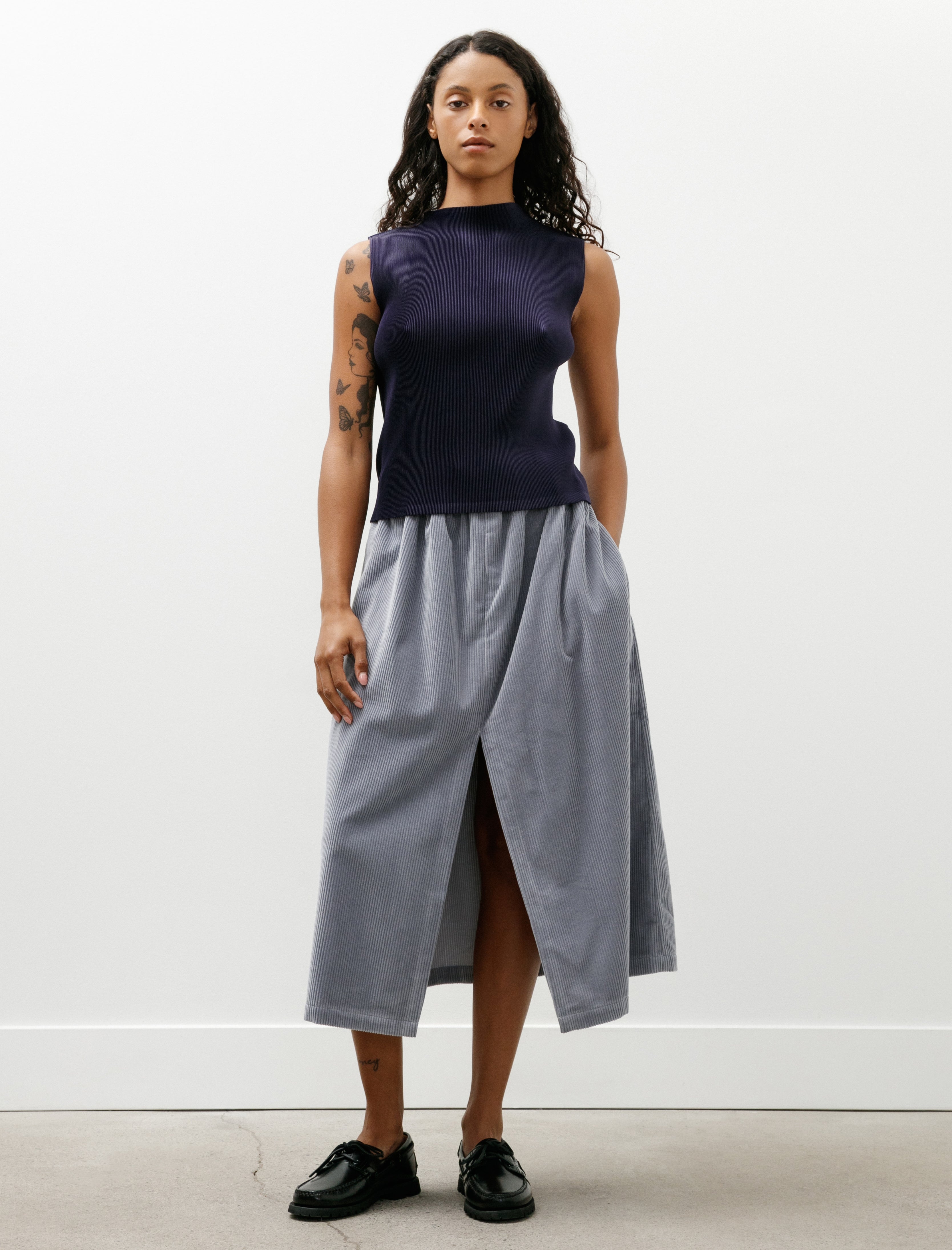 Eleph Lucia Skirt Light Blue Cord