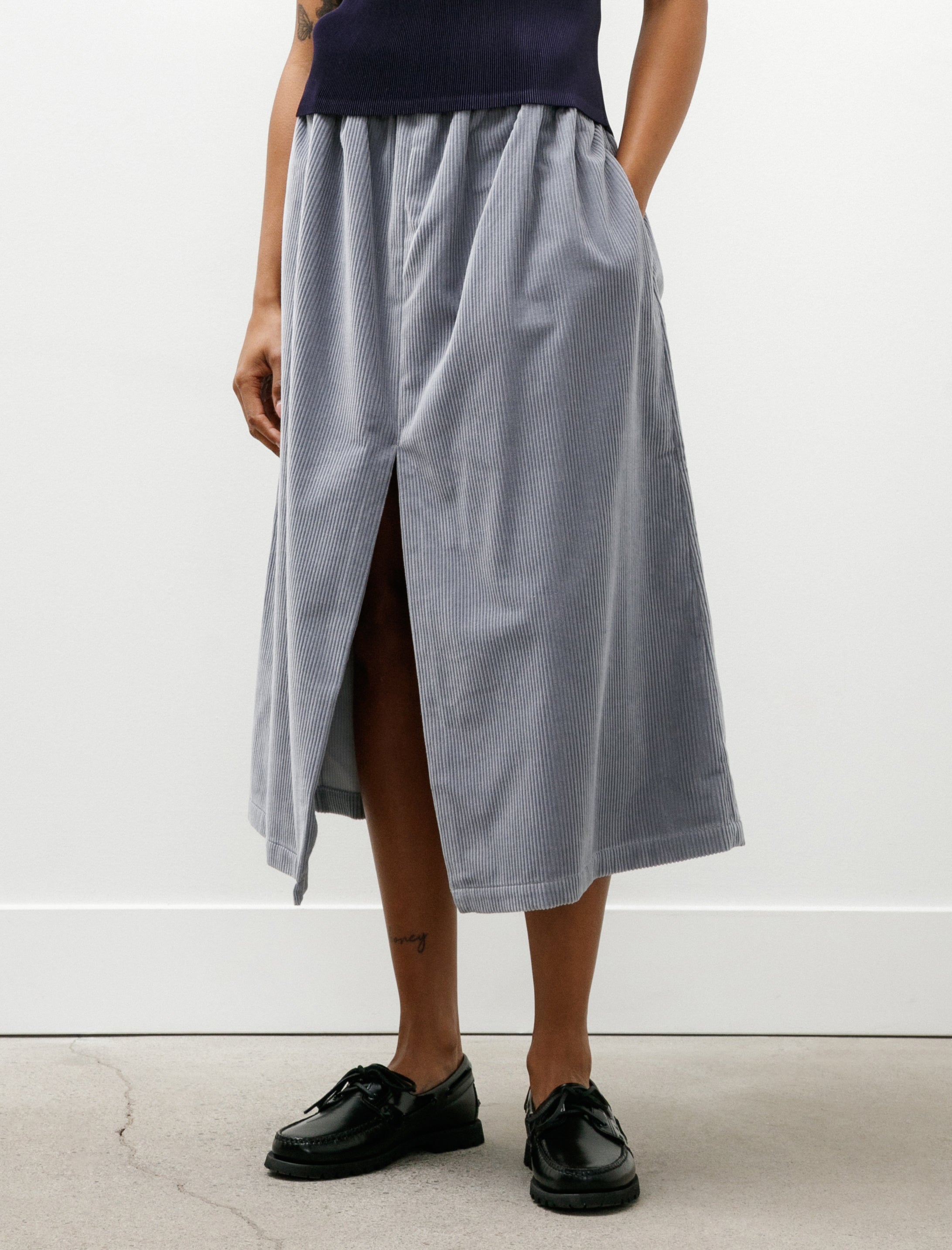 Eleph Lucia Skirt Light Blue Cord