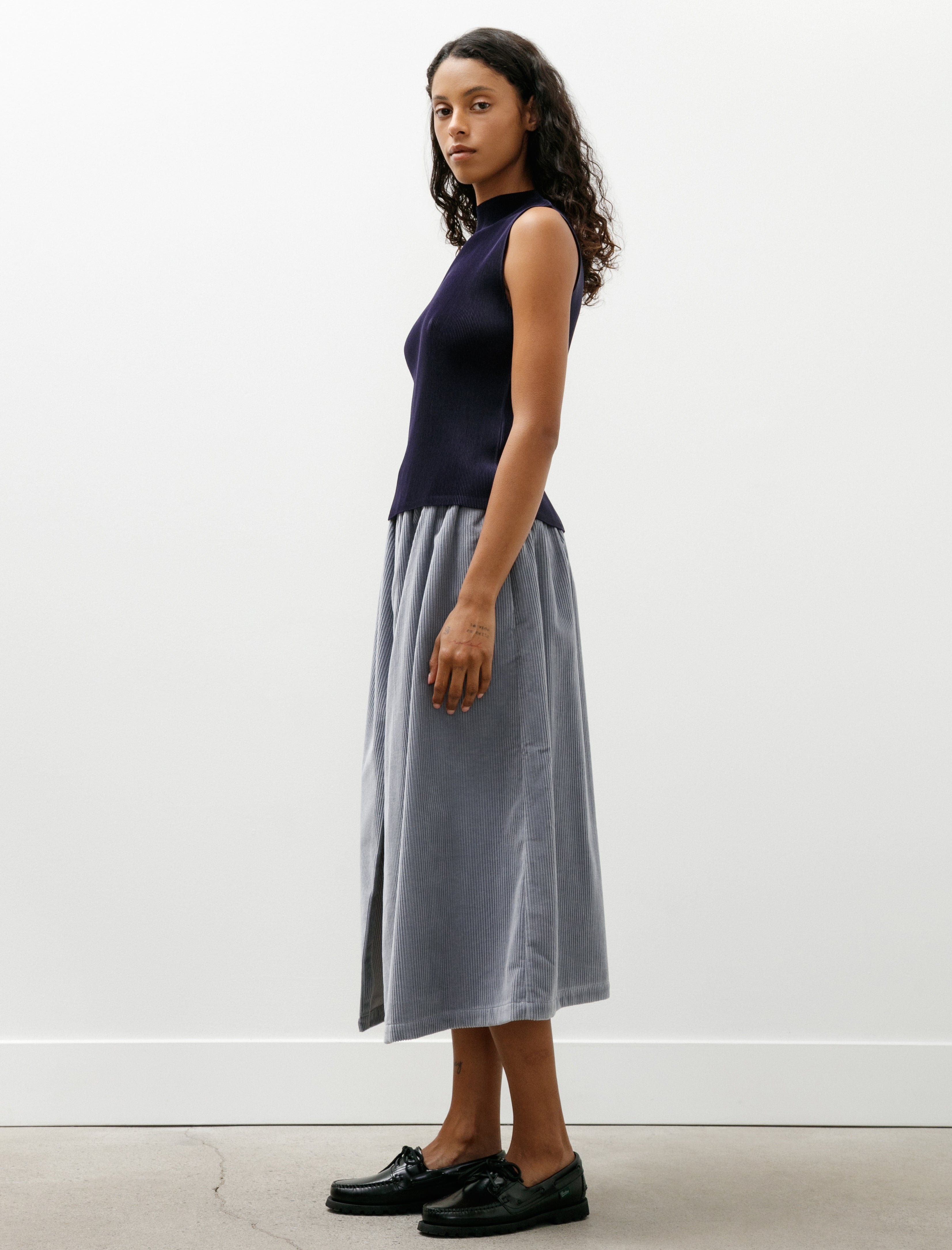 Eleph Lucia Skirt Light Blue Cord