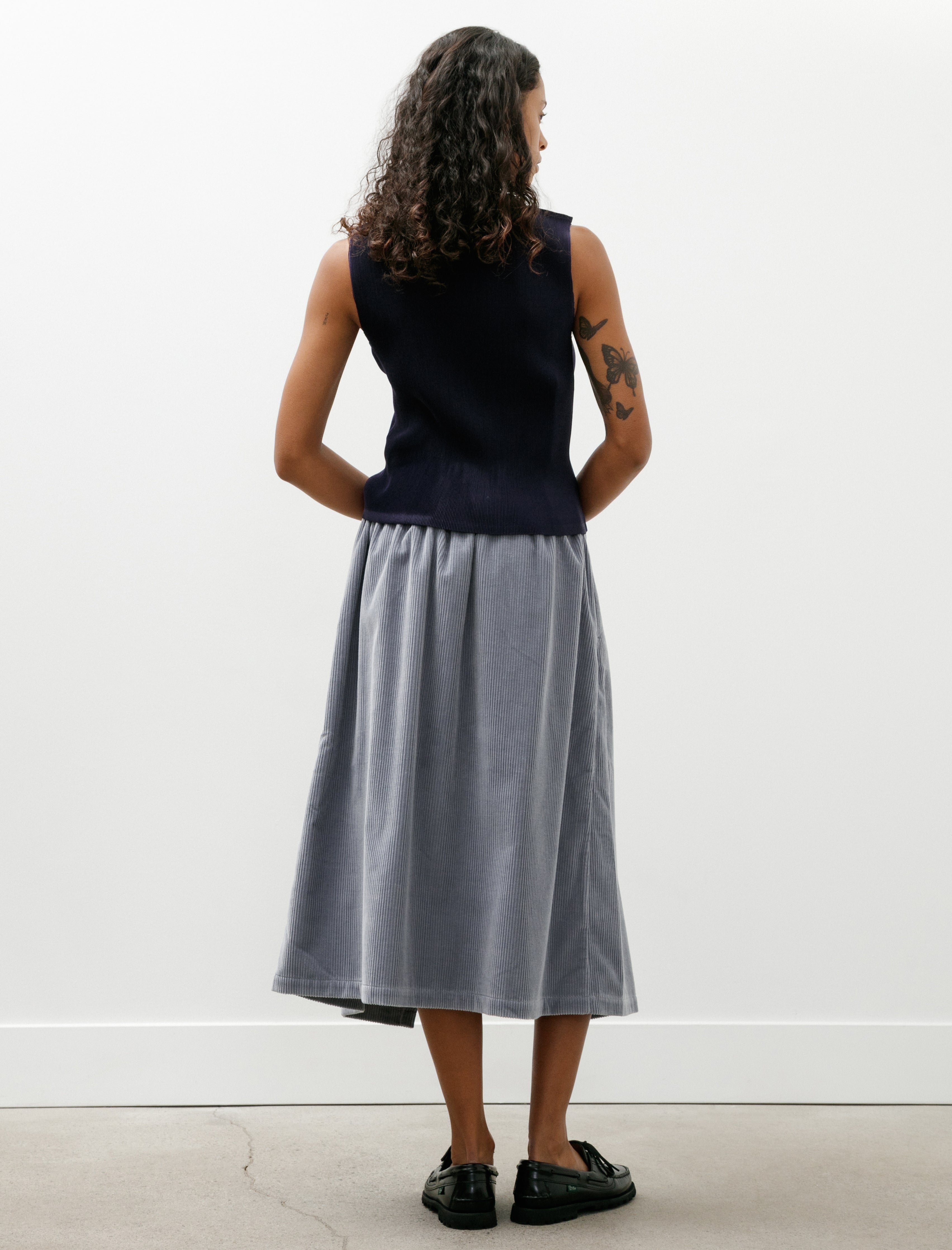 Eleph Lucia Skirt Light Blue Cord
