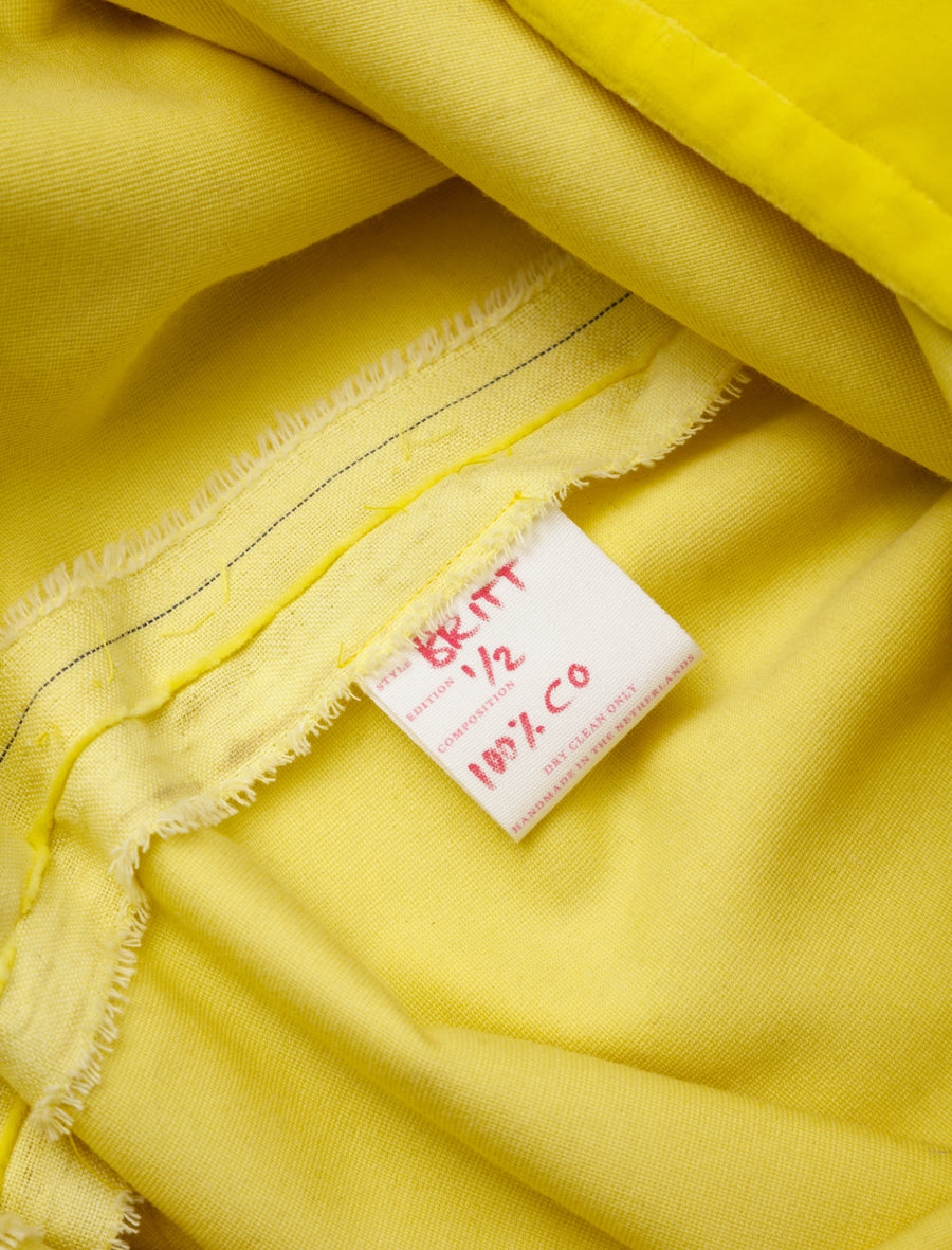 Britt Skirt Cotton Velvet Yellow - Image 8