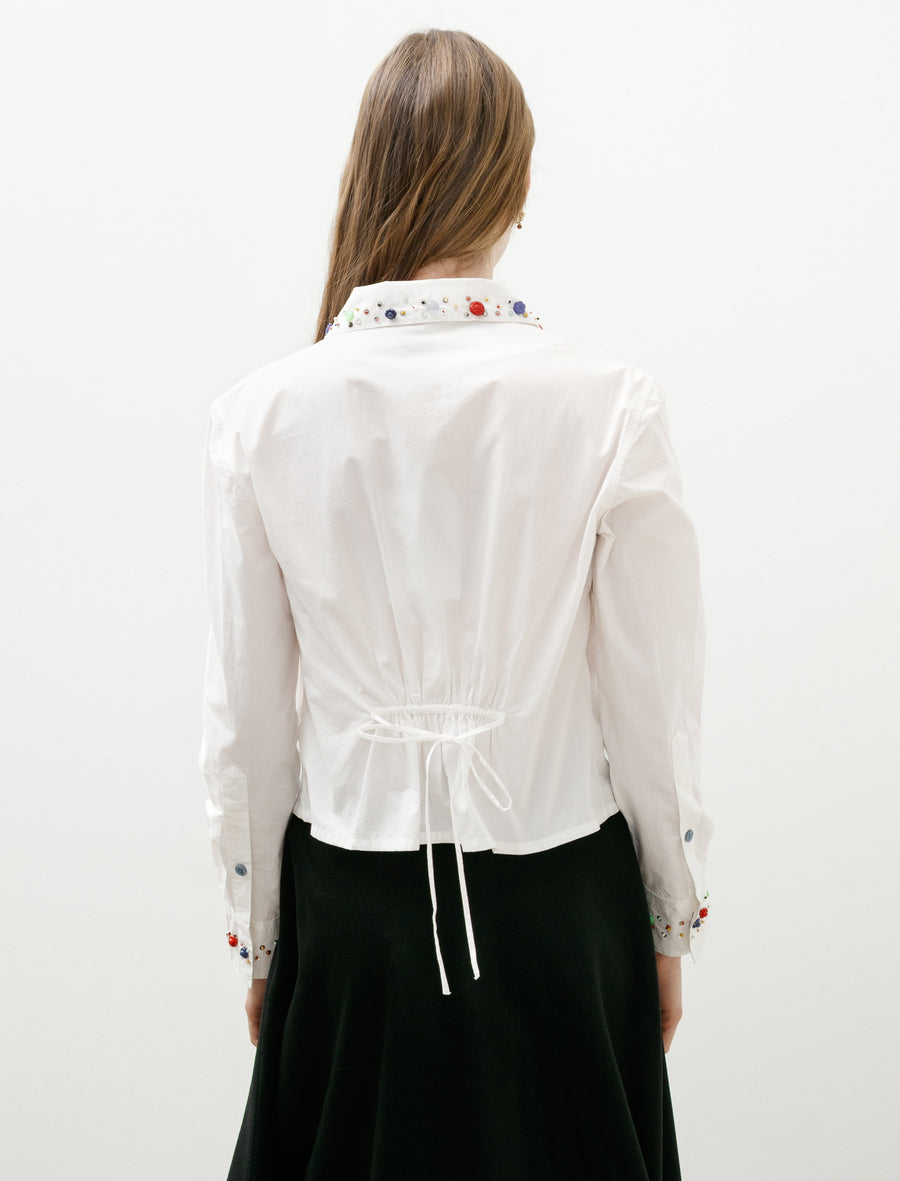Button Jar Blouse White - Image 2