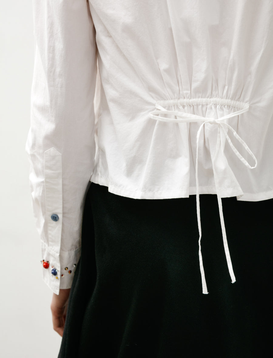Button Jar Blouse White - Image 5
