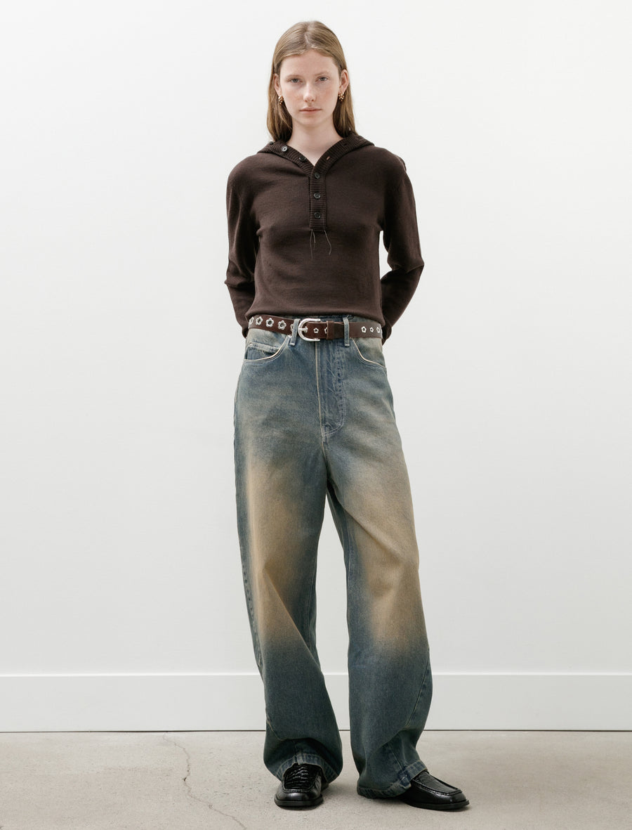 Wobbly Jeans Vintage Blue Green - Image 1