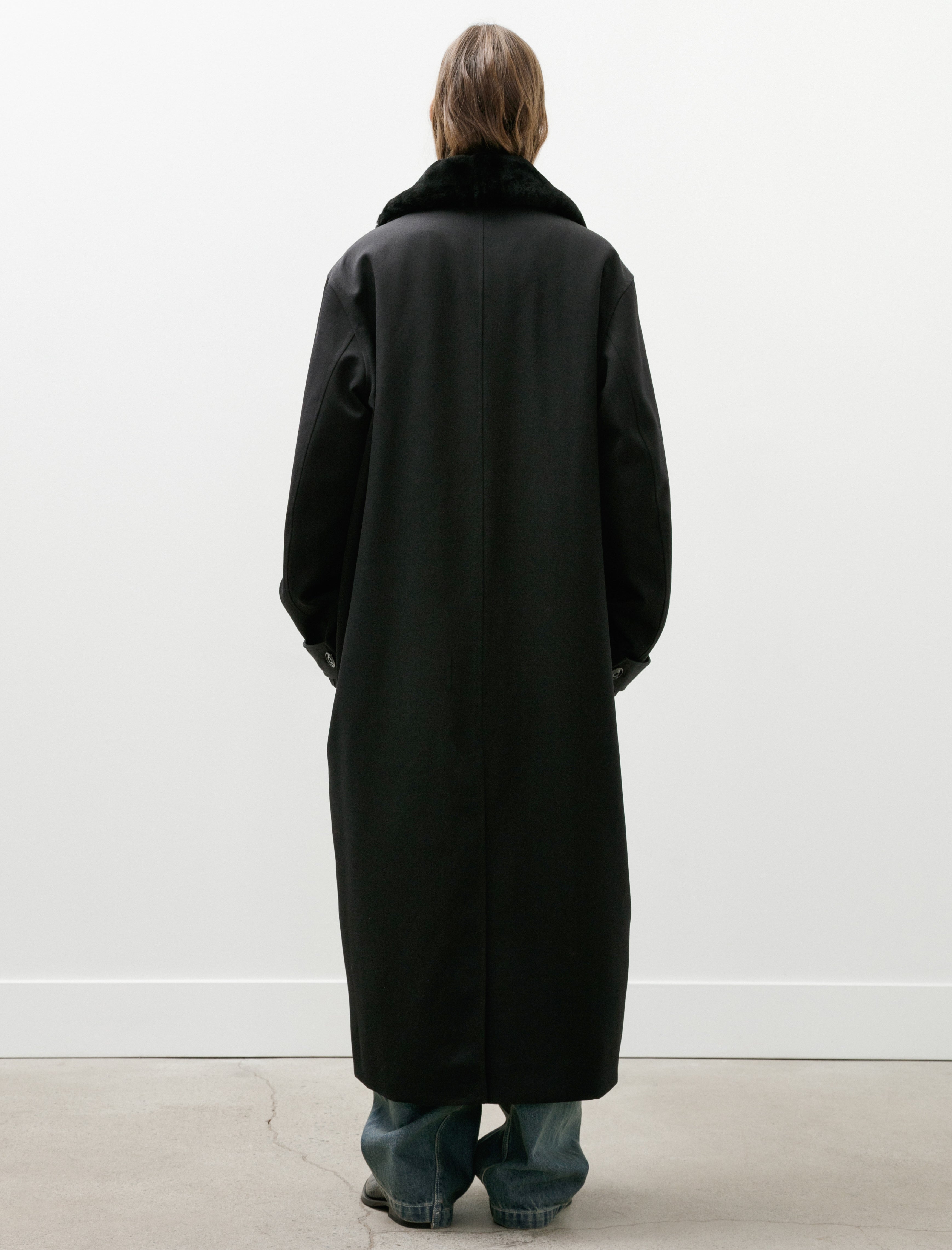 Our Legacy Tundra Coat Coarse Black Gabardine