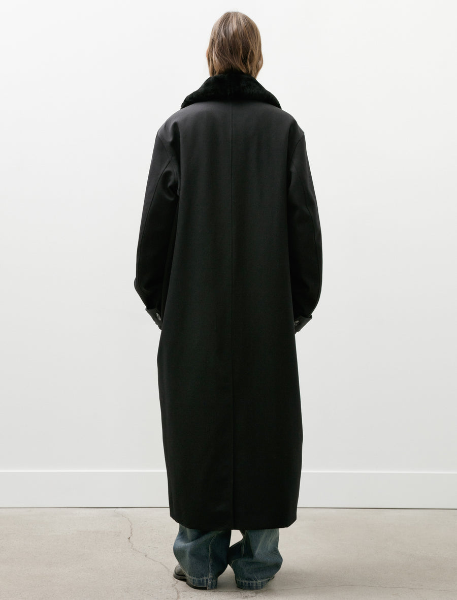 Tundra Coat Coarse Black Gabardine - Image 2