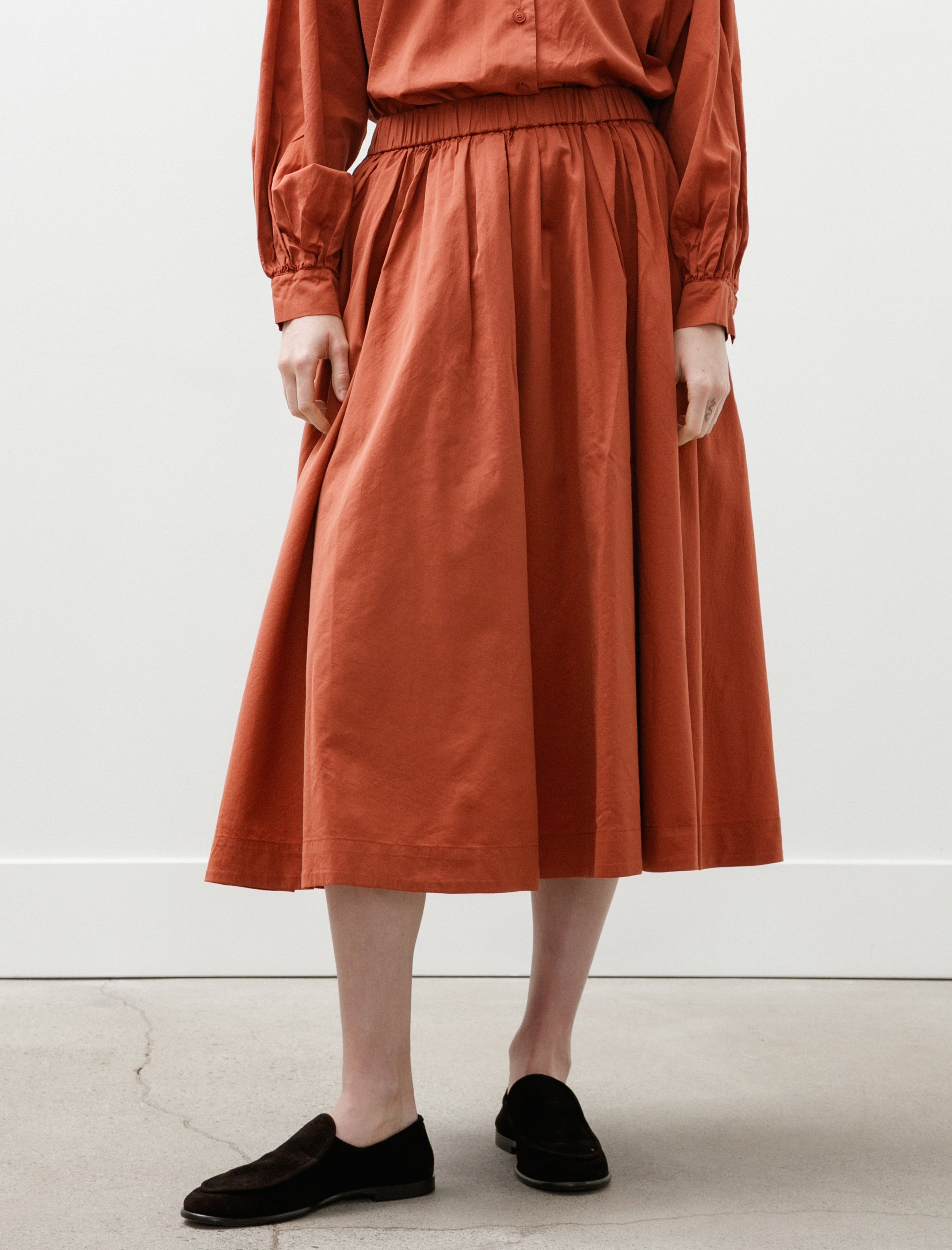 Casey Casey BB Pleat Skirt Brick