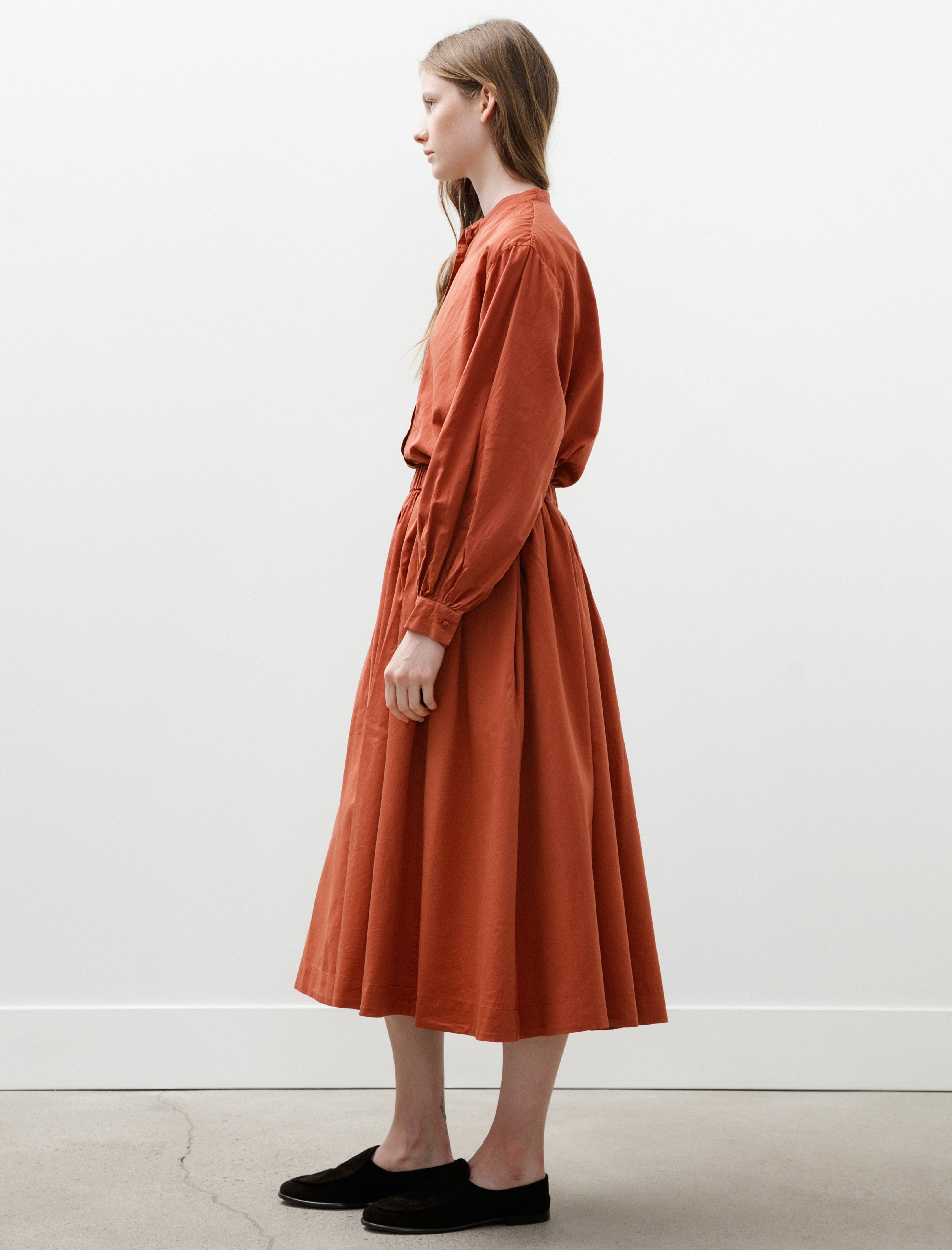 Casey Casey BB Pleat Skirt Brick