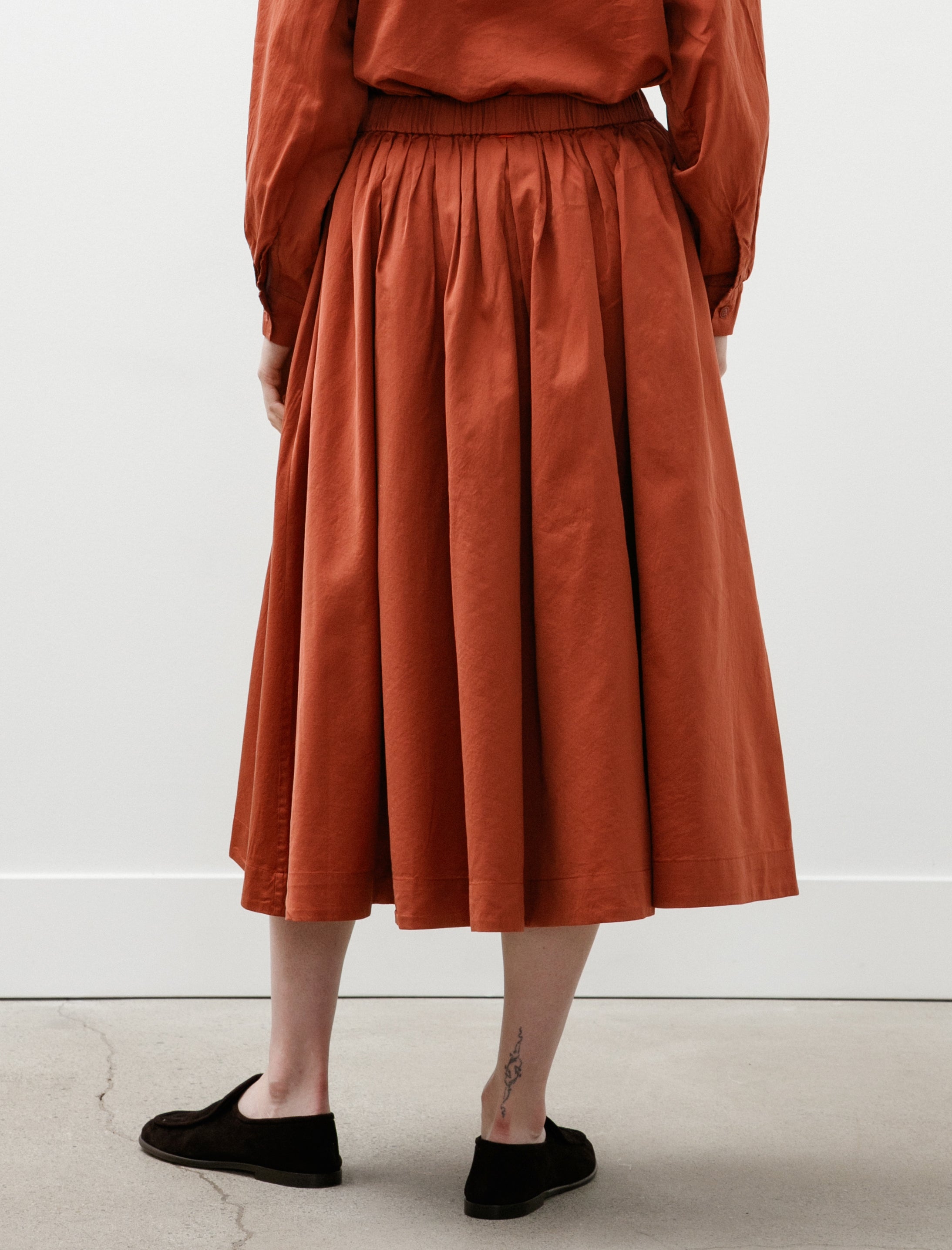 Casey Casey BB Pleat Skirt Brick
