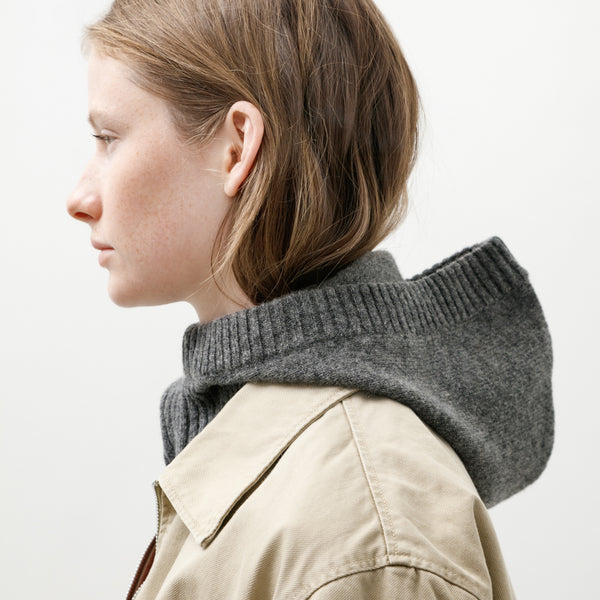 【専用】23AW MHL FELTED SHETLAND WOOL MHL Felted Hood Lambswool Grey Heather – Neighbour