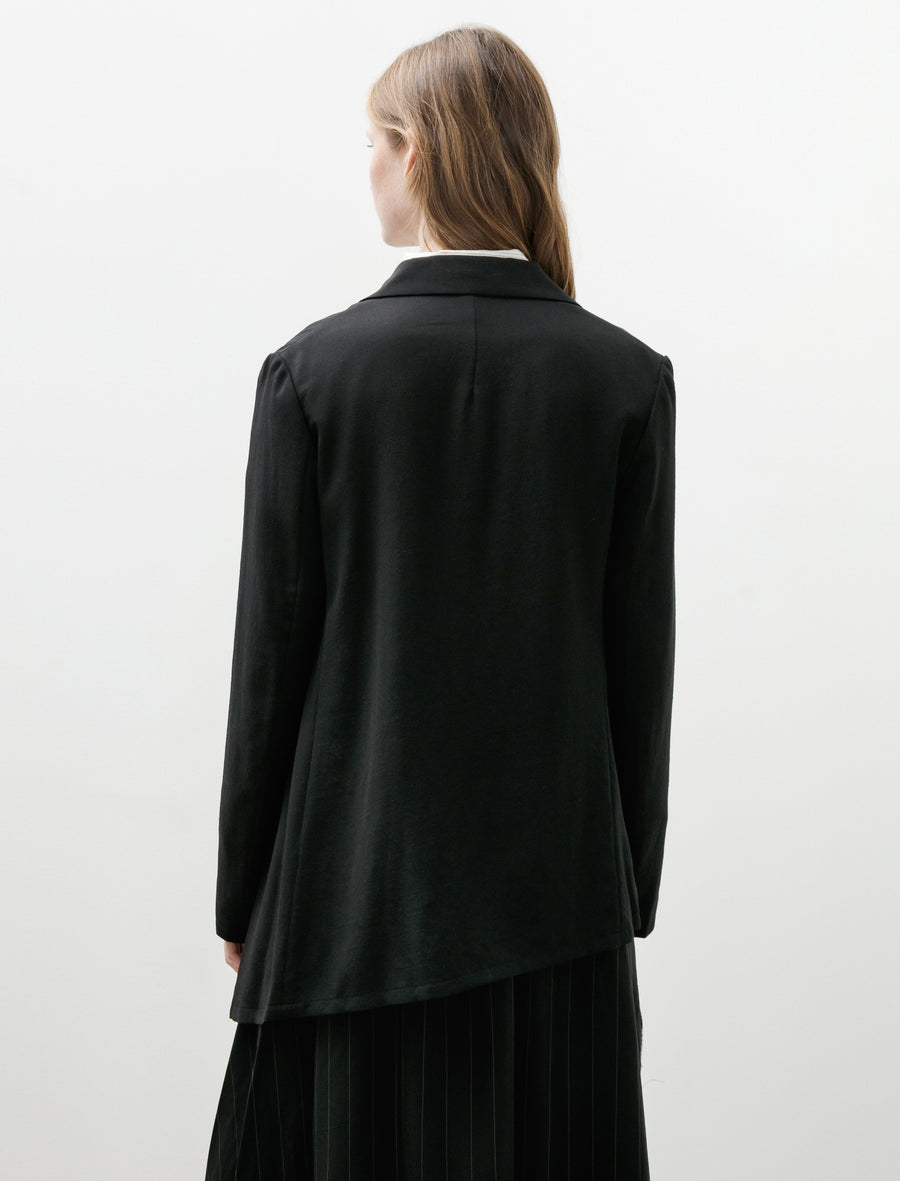 Asymmetrical Front Blazer Black - Image 6