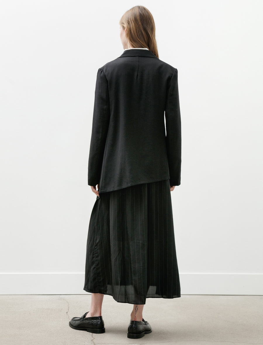 Asymmetrical Front Blazer Black - Image 2