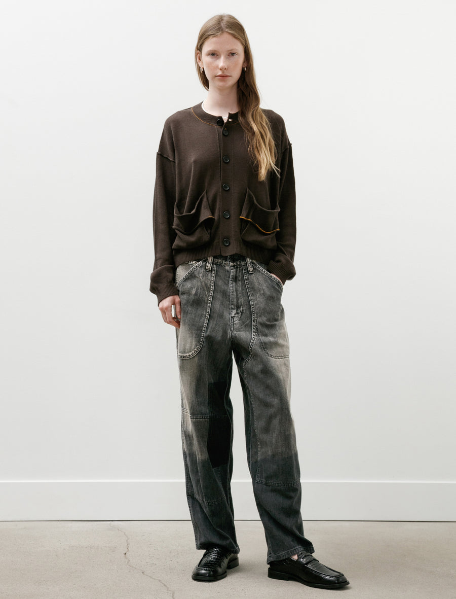 Patch Pocket Denim Grey - Image 1