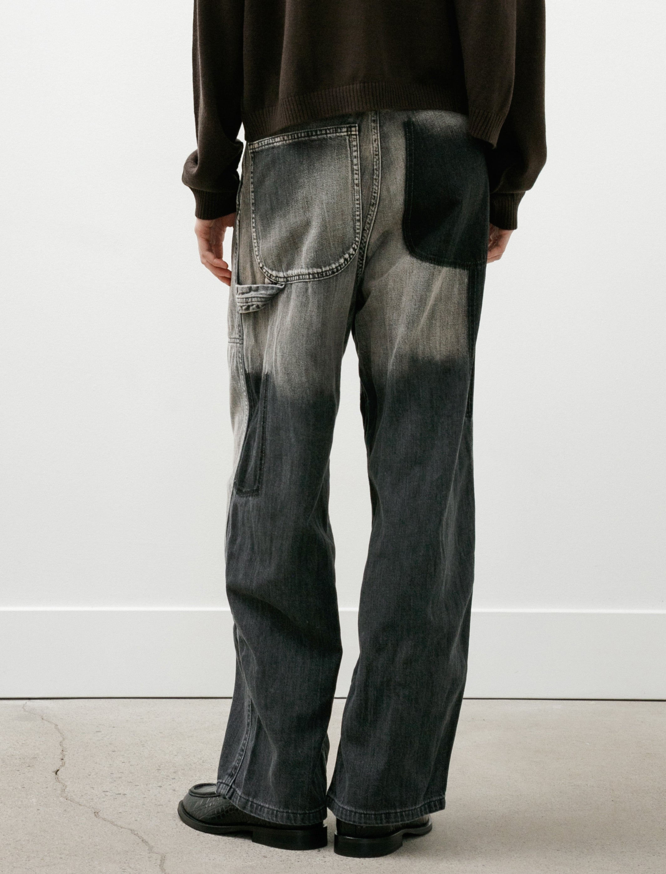 Y's by Yohji Yamamoto Patch Pocket Denim Grey