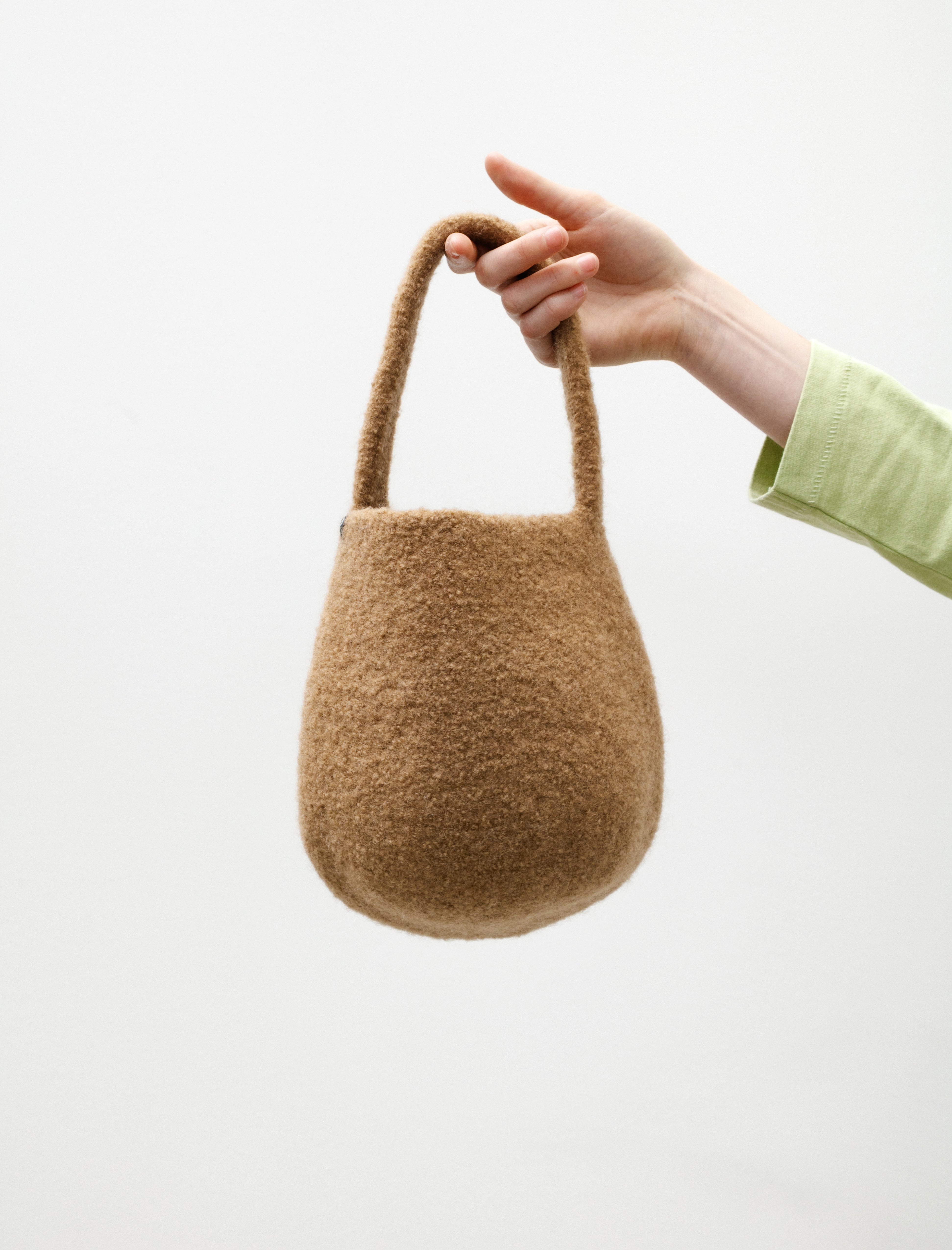 Cecilie Telle Basket Bag Camel