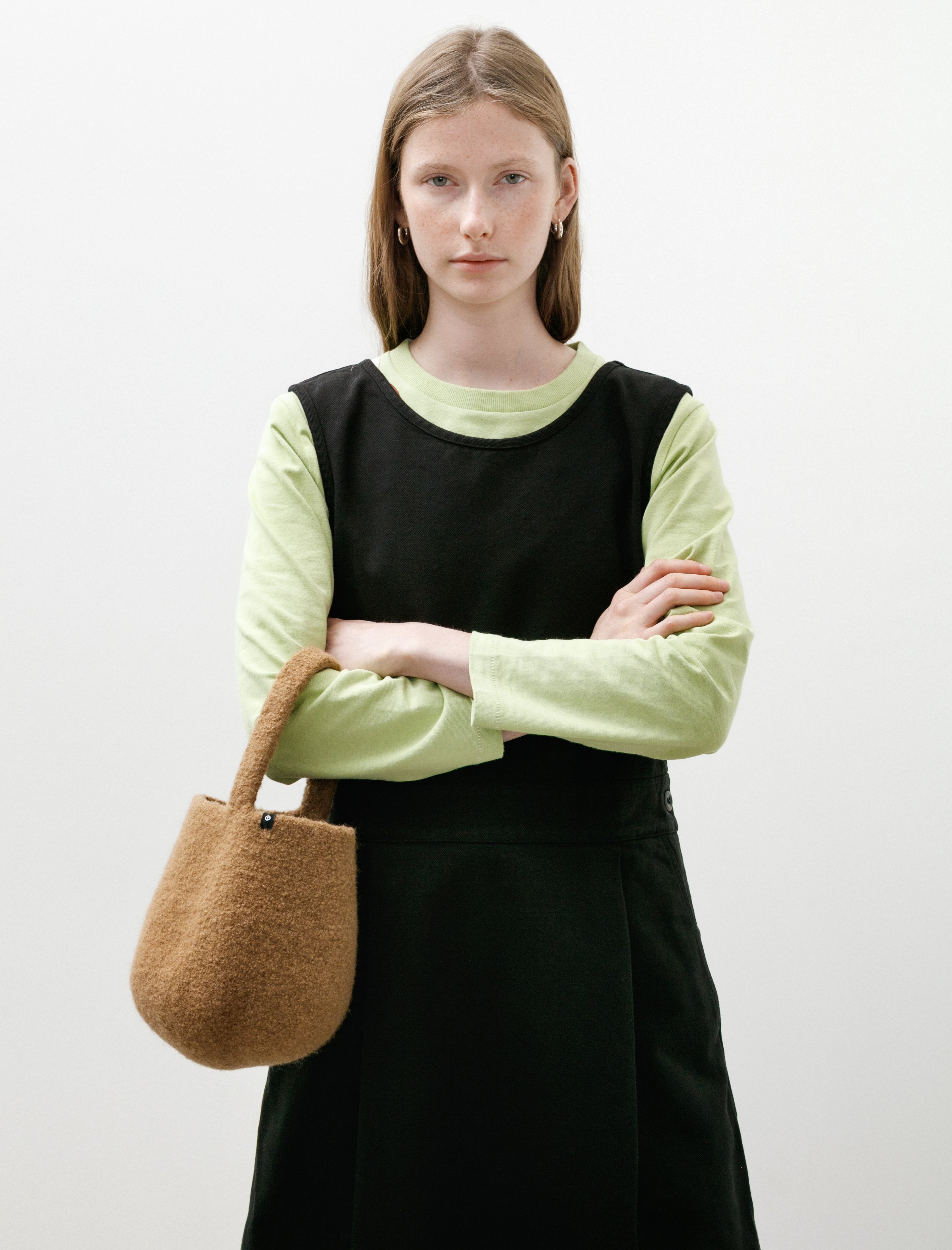 Cecilie Telle Basket Bag Camel