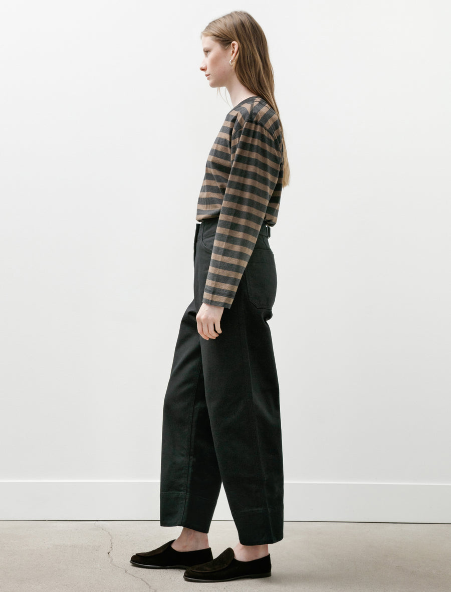 MHL Field Trousers Raised Cotton Drill Black - Image 3