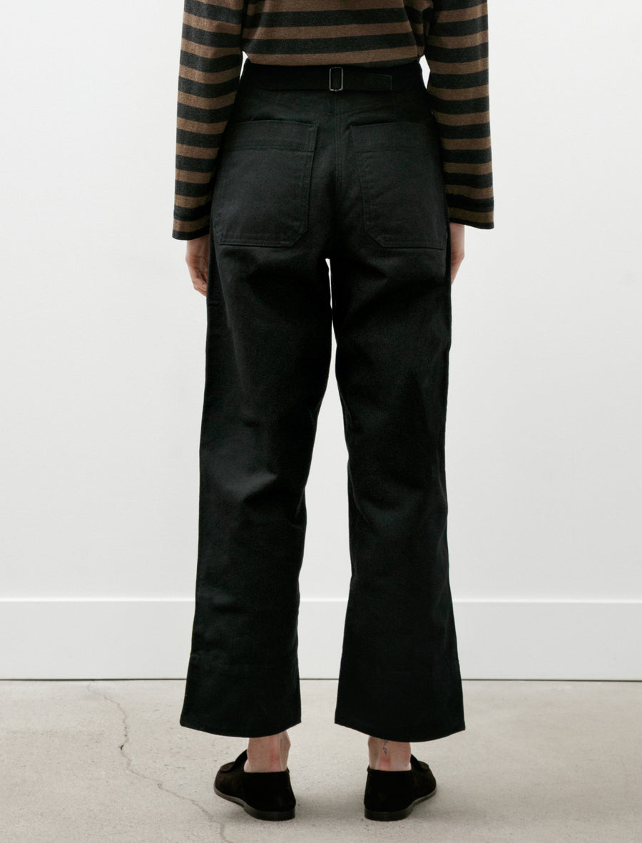MHL Field Trousers Raised Cotton Drill Black - Image 6