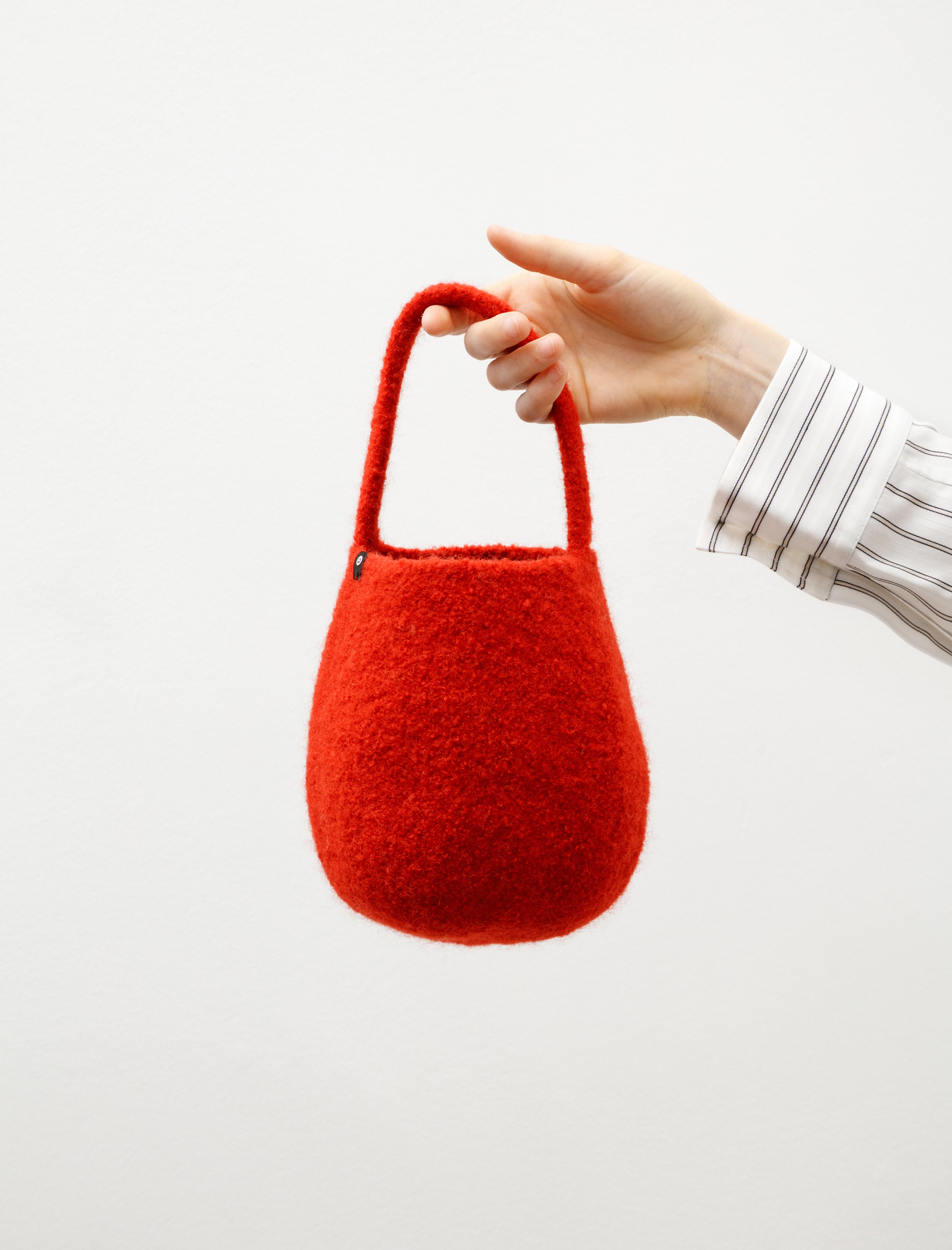Cecilie Telle Hand Ball Bag Deep Red