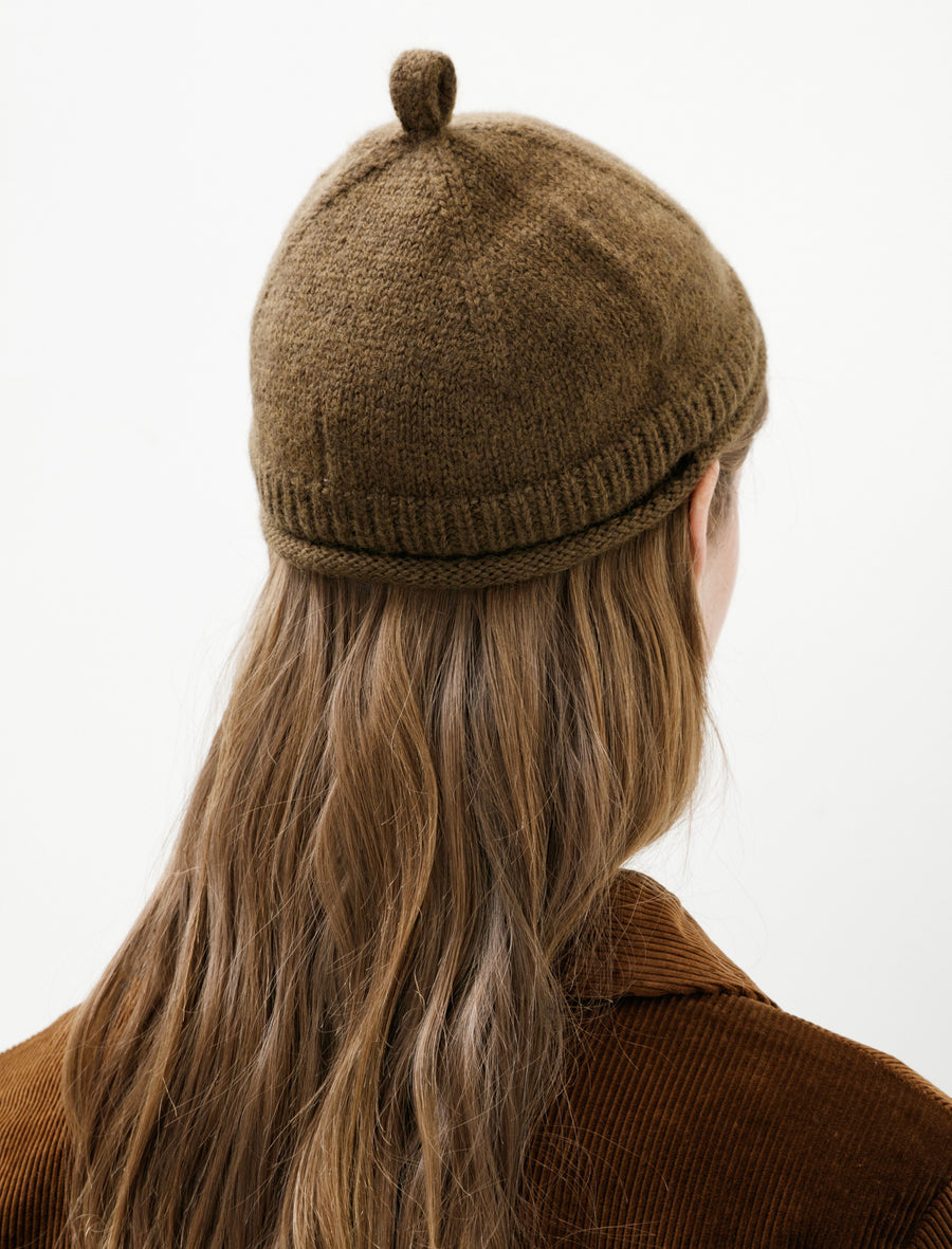 MHL Rolled Hem Beanie British Merino Thicket - Image 3