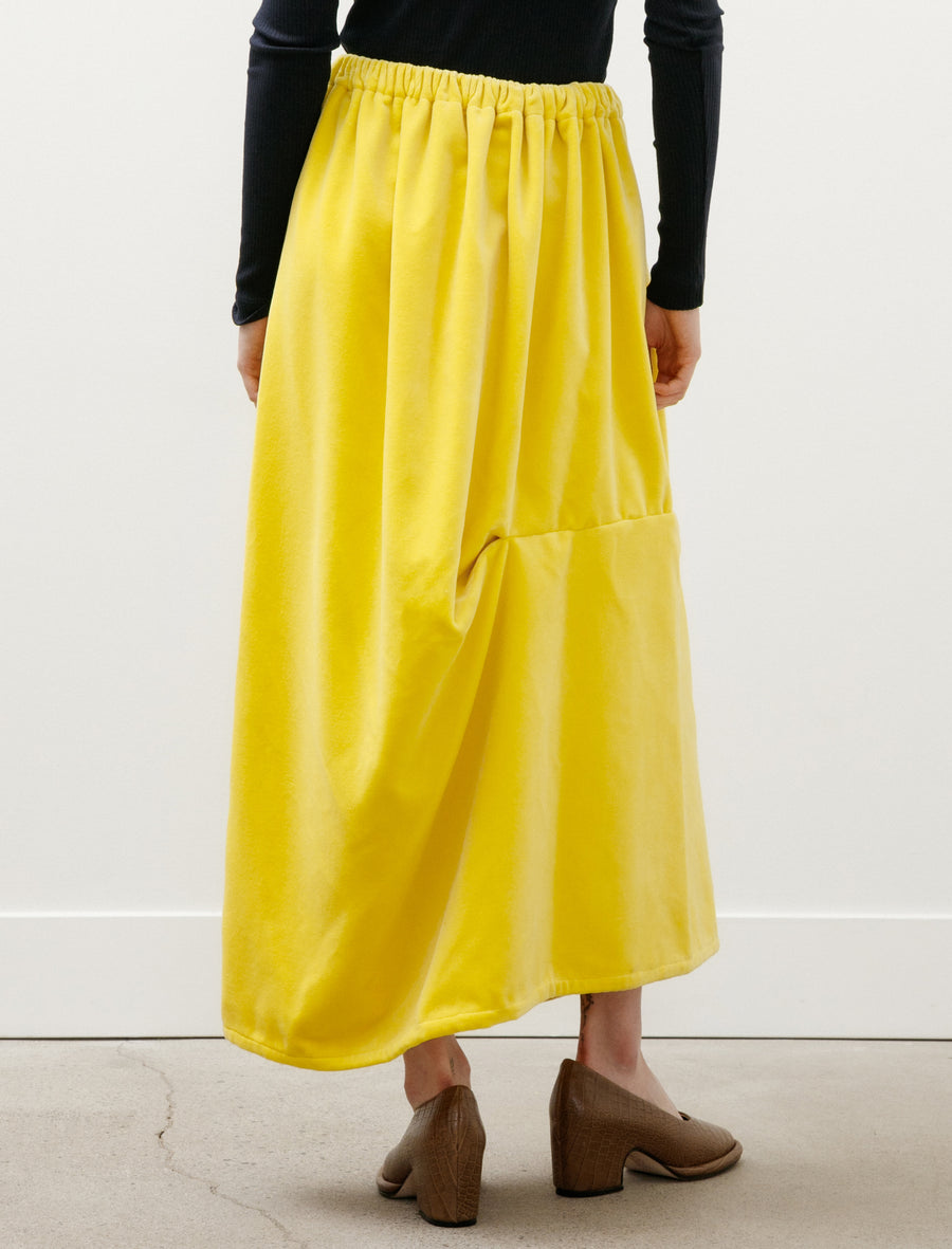 Britt Skirt Cotton Velvet Yellow - Image 6