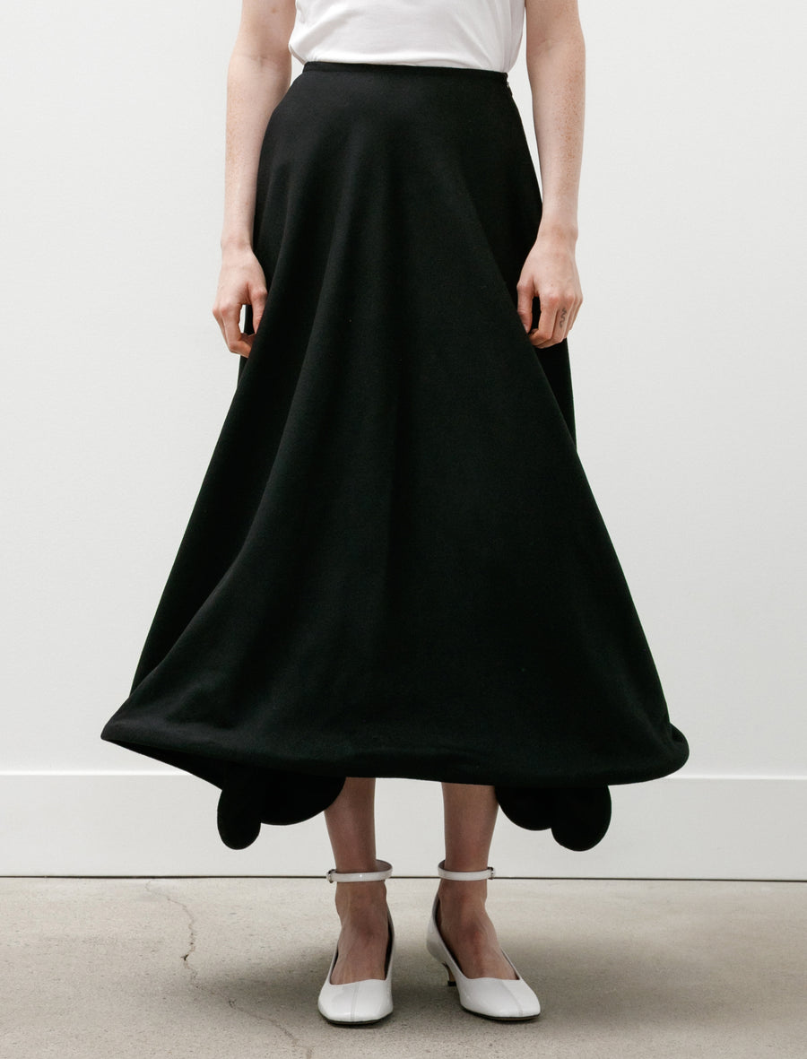 Barbara Skirt Wool Black - Image 4