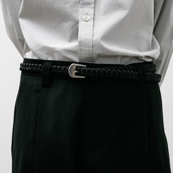 mfpen Hand Braided Leather Belt Black – Neighbour