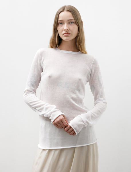 LOHEN ローヘン CREW NECK PLAN CAT&SEW ホワイト Lauren Manoogian Veil Crewneck White – Neighbour