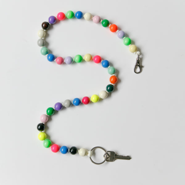 Ina Seifart Thick Perlen Keyholder Long Multimix – Neighbour