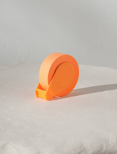 Tape'n'Fusen Sticky Note Dispenser Orange