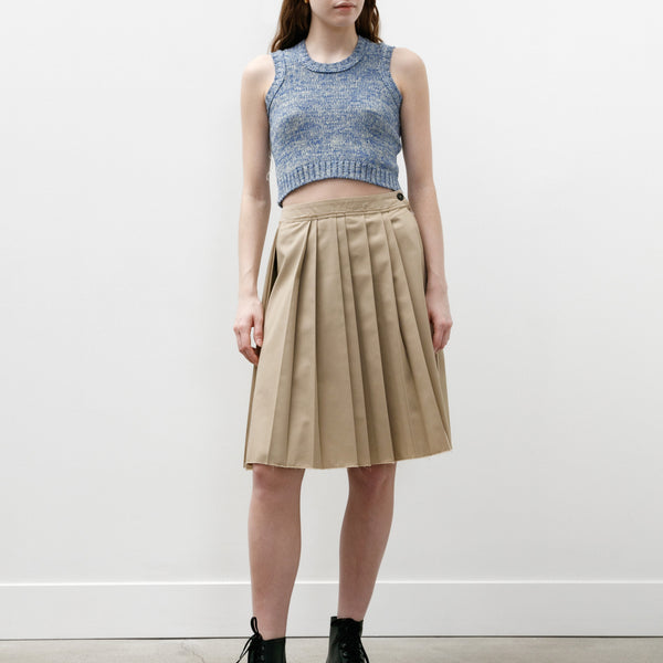 ANDMARY Giselle pleats skirt ベージュ S Giselle pleats skirt