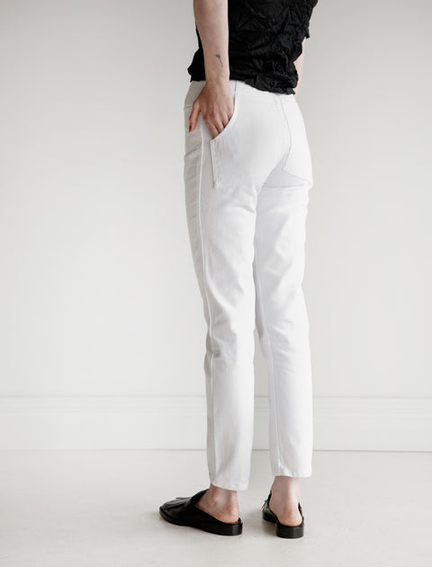 Eckhaus Latta Classic EL Jeans White