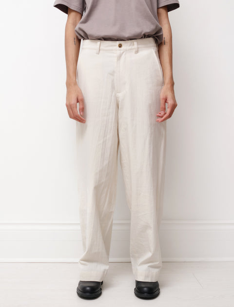 Polyploid Painters Pant A Cotton Off White
