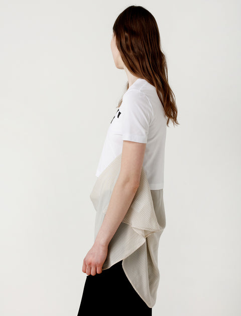 MM6 by Maison Margiela ANNIV Tee with Skirt Rubber/Olive