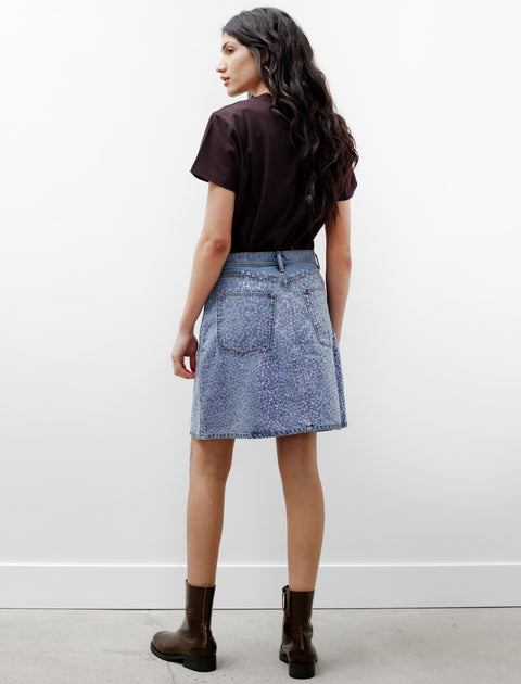 Acne Studios Sharmayne Denim Sequin Skirt