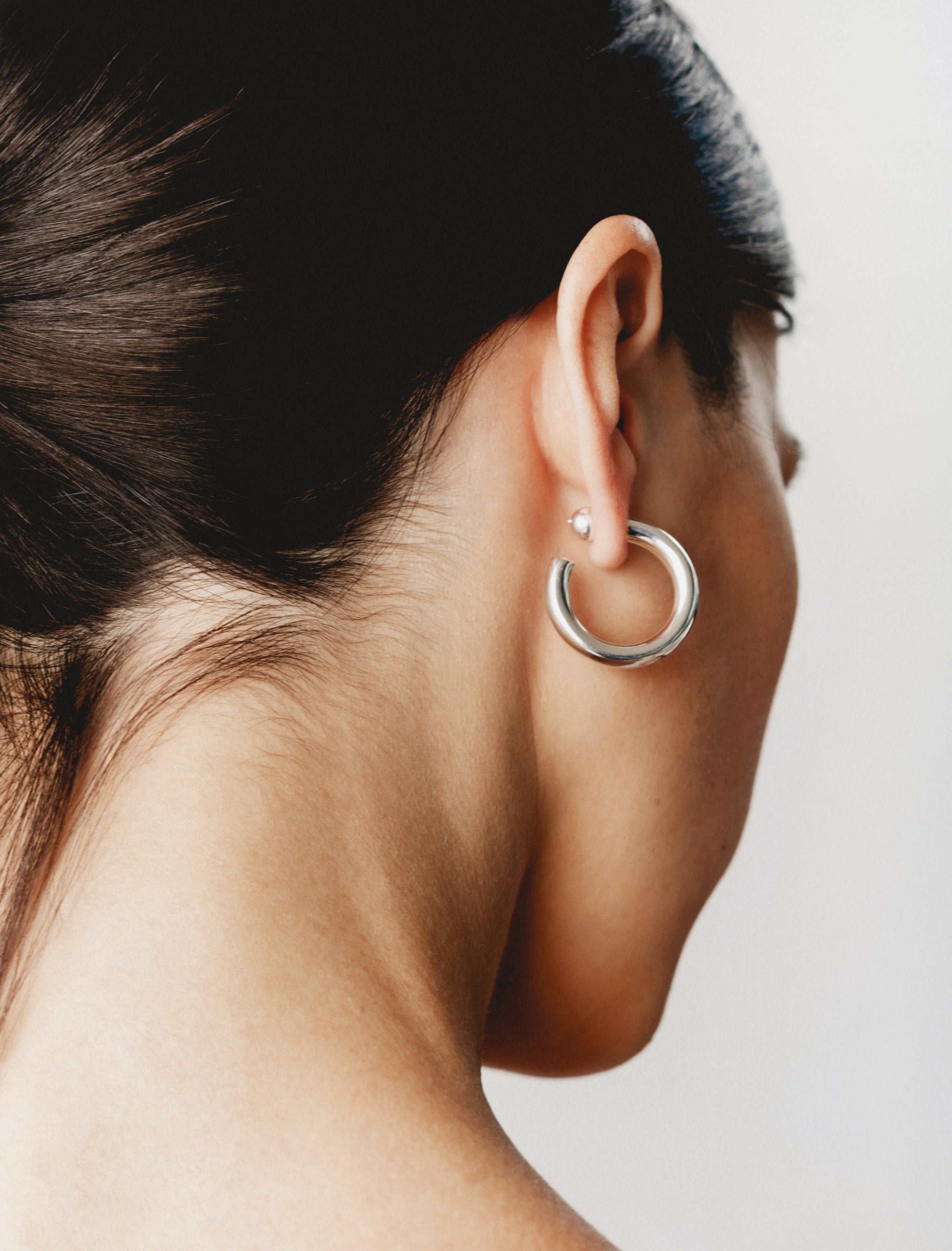 Sophie Buhai silver hoop earrings ピアス-