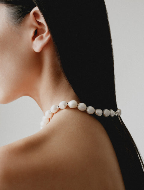 Sophie Buhai Simple Baroque Pearl Collar