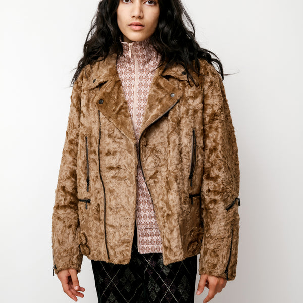 ジャケット・アウター Detachable fur double riders jacket 615A1435copy_600x600_crop_cent