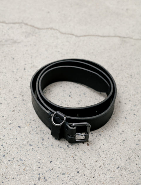 MHL D Ring Keeper Belt Oiled Leather