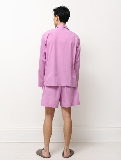 Tekla Poplin Shorts Purple Pink
