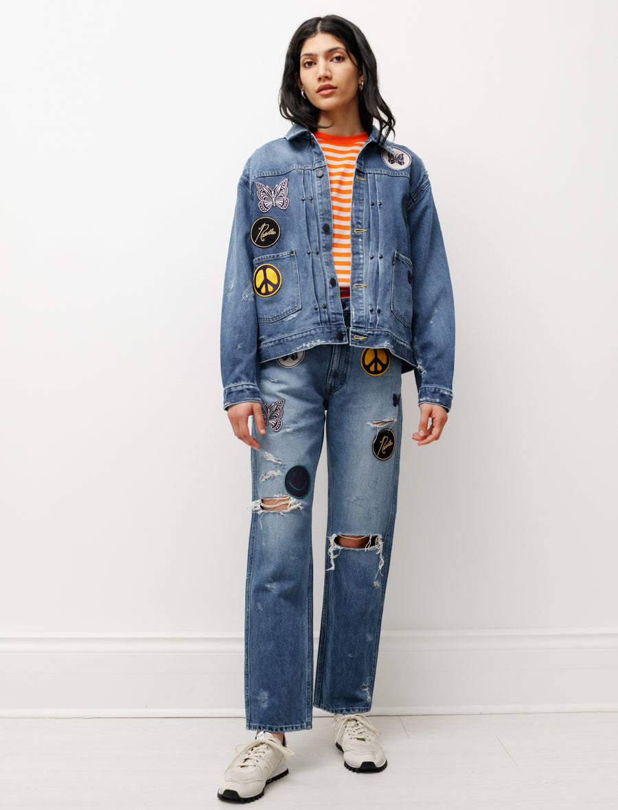 Needles Assorted Patches Jean Jacket – Neighbour Needles Assorted Patches Jean Jacket – Neighbour