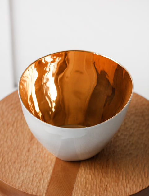 Tsé Tsé Salad Bowl Porcelain Gold