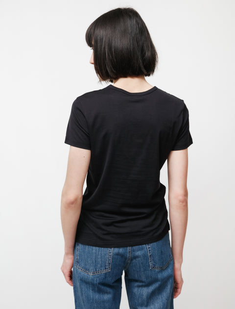 Sunspel Classic Crew Neck T-Shirt Black
