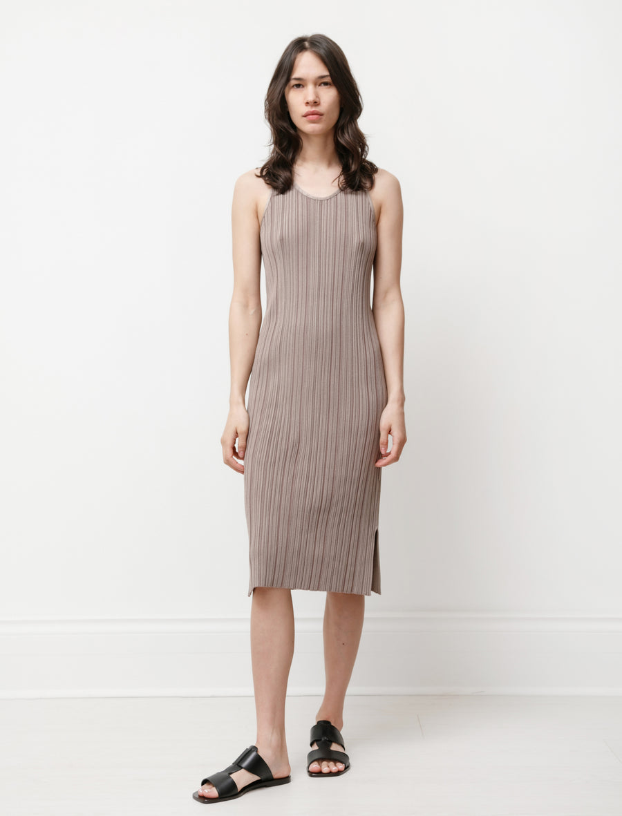 Acne Studios Rib Knit Dress Taupe Neighbour Acne Studios Rib Knit Dress Taupe Neighbour